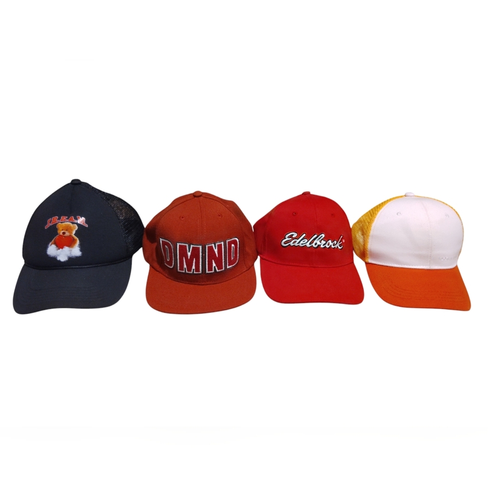 DMND Cap & Edelbrock Cap. And More.Like New. 4 Cap Bundle Lot. One Size Fits All